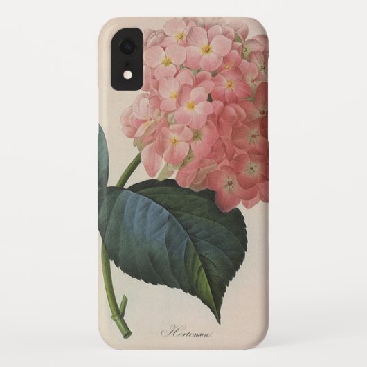 tuinbouwers, roze hydrangea Hortensia Case-Mate iPhone Case (Achterkant)