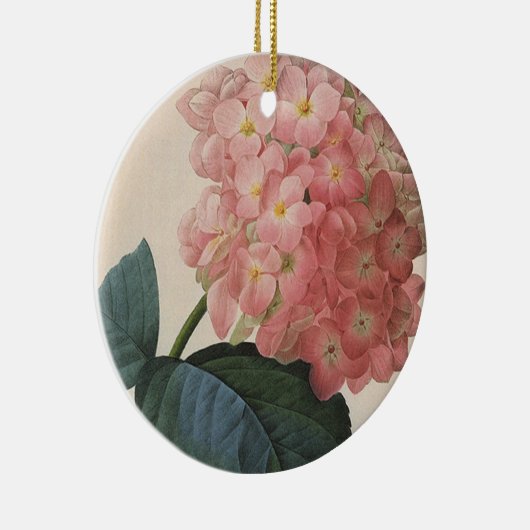  tuinbouwers, roze hydrangea Hortensia Keramisch Ornament (Rechts)