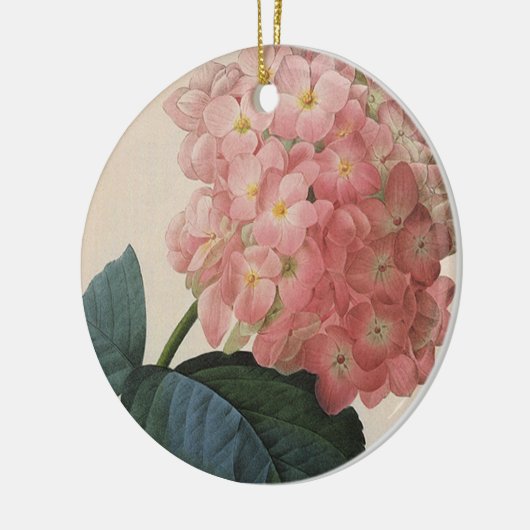  tuinbouwers, roze hydrangea Hortensia Keramisch Ornament (Links)