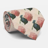  tuinbouwers, roze hydrangea Hortensia Stropdas (Opgerold)