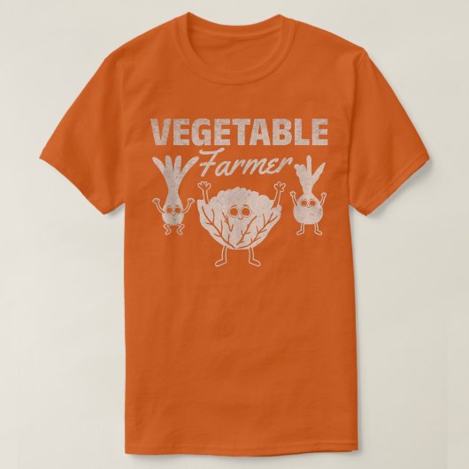 tuinbouwgroenten Gardener Funny Vegetable Boerderi T-shirt (Design voorkant)