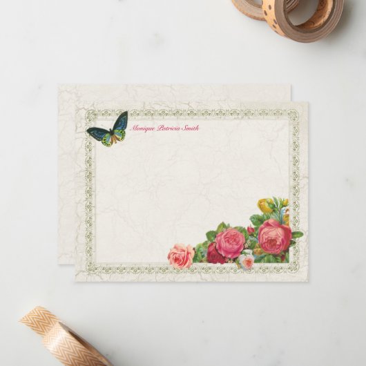  tuinbouwkaarten met aangepaste plattegronden notitiekaartje (Voorkant / Achterkant in situ)