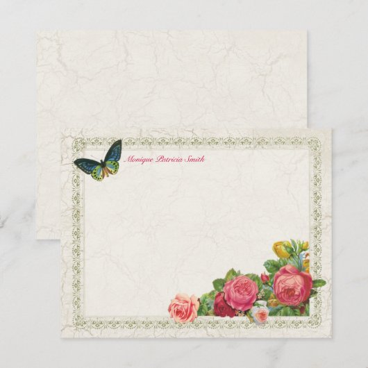  tuinbouwkaarten met aangepaste plattegronden notitiekaartje (Voorkant / Achterkant)