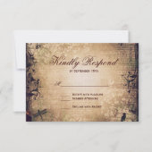 tuinbouwkaarten voor ongewenste bruiloft RSVP (Voorkant)