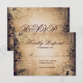  tuinbouwkaarten voor ongewenste bruiloft RSVP (Voorkant / Achterkant)