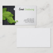 tuinbouwkunde, architectuur, timmerwerk enz. visitekaartje (Voorkant / Achterkant)