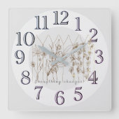  tuinbouwkunst vierkante klok (Voorkant)