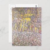 Tuinbouwlandschap, heuveltop van Gustav Klimt Briefkaart (Voorkant / Achterkant)