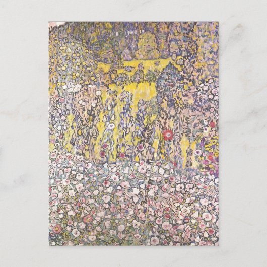 Tuinbouwlandschap, heuveltop van Gustav Klimt Briefkaart (Voorkant)