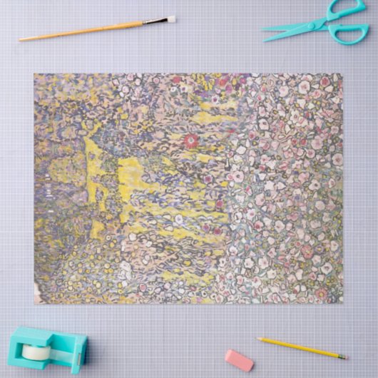 Tuinbouwlandschap van Gustav Klimt Tissuepapier (Craft)