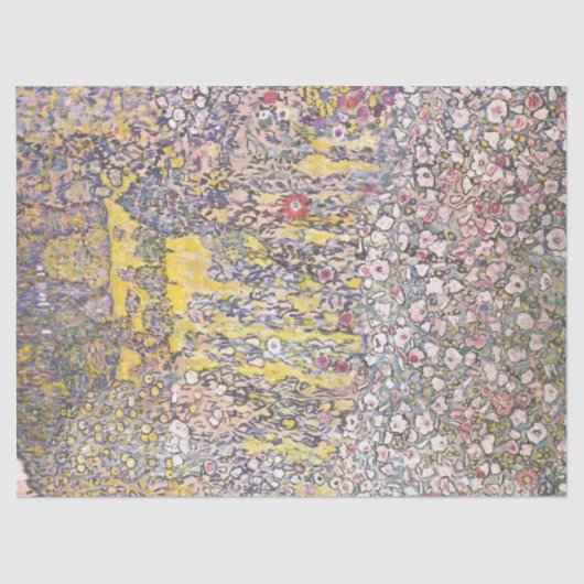 Tuinbouwlandschap van Gustav Klimt Tissuepapier (Voorkant)