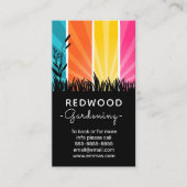 tuinbouwmaaiende gras, tuinbouw visitekaartje (Voorkant)