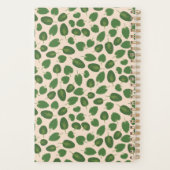 Tuinbouwplanning Boho Natuur Rustic Green Tan Smal Planner (Achterkant)