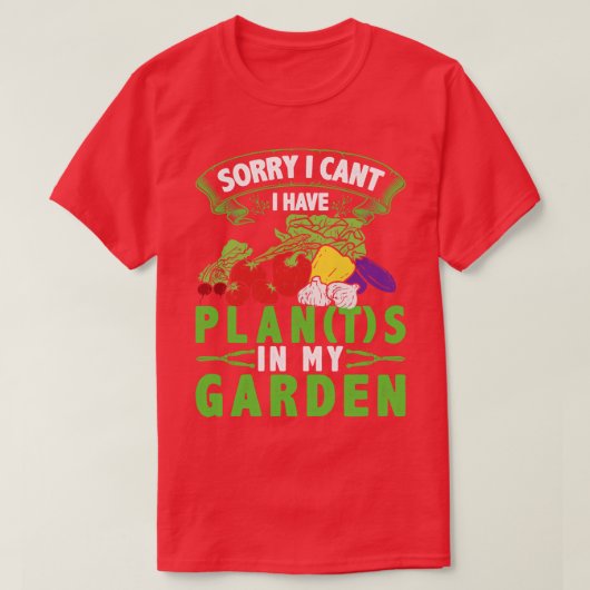 Tuinbouwplant T-shirt (Design voorkant)