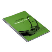  tuinbouwprogramma's Lawnmower 2 Tuinnoten Notitieboek (Rechterzijde)