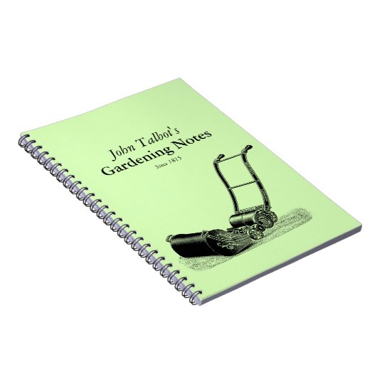  tuinbouwprogramma's Lawnmower Garden Notes Notitieboek (Rechterzijde)