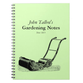  tuinbouwprogramma's Lawnmower Garden Notes Notitieboek