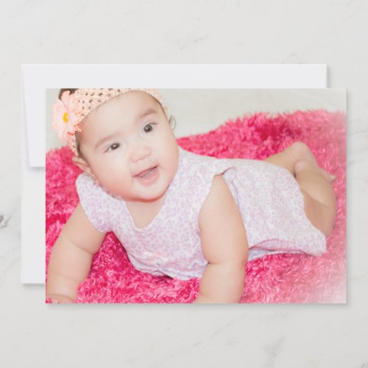 Tuinbouwroze Partij om twee uur 's ochtends Kaart (Achterkant)