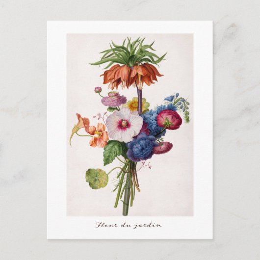  tuinbouwschip Floral Bouquet Briefkaart (Voorkant)