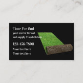 Tuinbouwsod Visitekaartje (Voorkant)