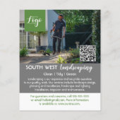 tuinbouwster voor landschapsarchitectuur flyer (Achterkant)