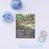 tuinbouwster voor landschapsarchitectuur flyer (Enkel)