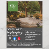 tuinbouwster voor landschapsarchitectuur flyer (Voorkant)