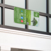 tuinbouwster voor landschapsarchitectuur spandoek (Buitenkant Gebouw)