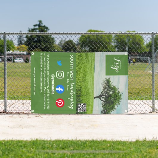 tuinbouwster voor landschapsarchitectuur spandoek (Insitu)