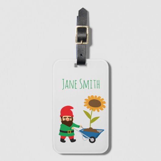 Tuinbouwthema Bagagelabel (Voorkant (verticaal))