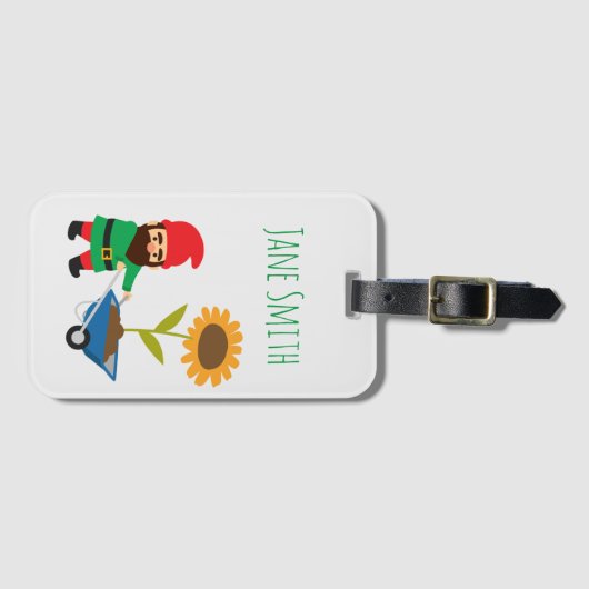 Tuinbouwthema Bagagelabel (Voorkant (horizontaal))