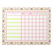 Tuinbouwtuin kweekt uw eigen plankplan notitieblok (Voorkant)