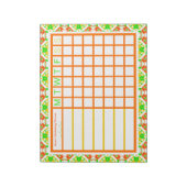 Tuinbouwtuin kweekt uw eigen plankplan notitieblok (Linkerzijde)