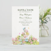 Tuinbruiloft Save The Date (Staand voorkant)