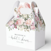 Tuinbruiloftsfeest met zomerruizen bedankdoosjes (Voorkant)