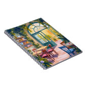Tuincafe | Botanische aquarelschildering Notitieboek (Rechterzijde)
