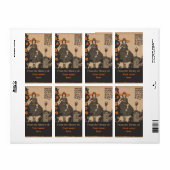 tuincatalogus en boekenplaat etiket (Full Sheet)