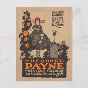 tuincatalogus en -kaart briefkaart