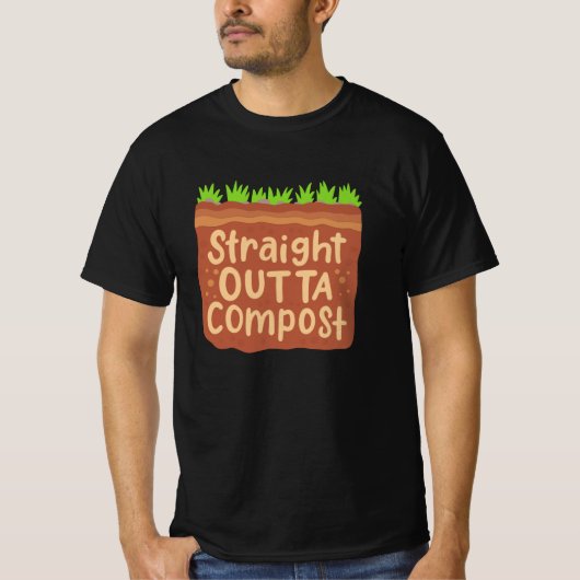Tuincompostcadeau T-shirt (Voorkant)