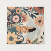 Tuincontemplatie Wandkleed (Voorkant (horizontaal))