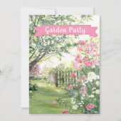 Tuindag/andere gelegenheden/uitnodiging kaart (Voorkant)