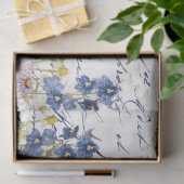 tuindame Franse decoupage Tissuepapier (Geschenk)