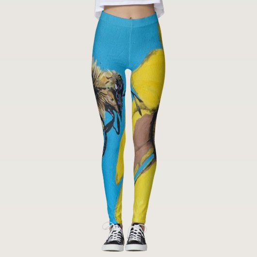 'Tuindans' Schilderij op een Leggings (Voorkant)