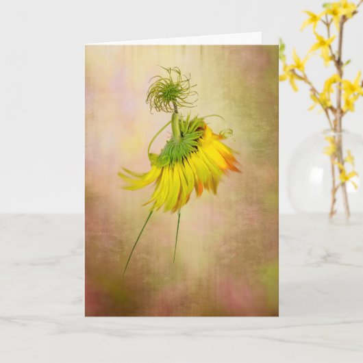 tuindanseres kaart (Gele Bloem)