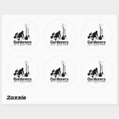 Tuinders (2) ronde sticker (Vel)