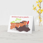 Tuinders Custom Bericht Bloempotten Verjaardag Kaart (Gele Bloem)