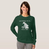Tuinders doen het... met schoffels. t-shirt (Voorkant volledig)