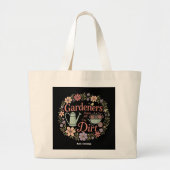 Tuinders kennen al het vuile grappige sarcastische grote tote bag (Voorkant)
