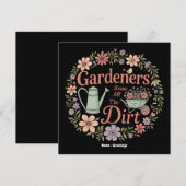 Tuinders kennen al het vuile grappige sarcastische kaart (Voorkant / Achterkant)