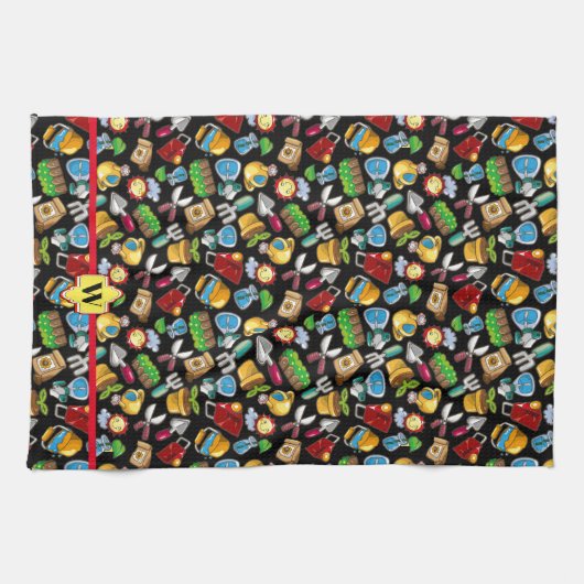 Tuinders oogsten wat ze zaaien keukenhanddoek (Horizontaal)